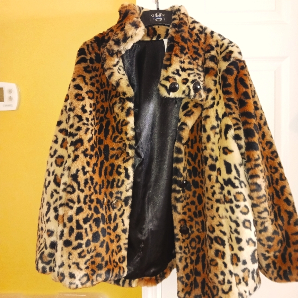 Leopard Print Coat
